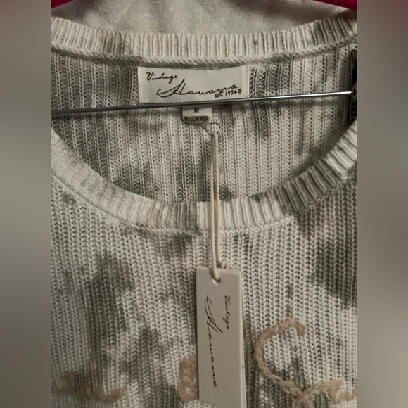 NWT Vintage Havana Sun & Sand Sweater - Picture 2 of 4
